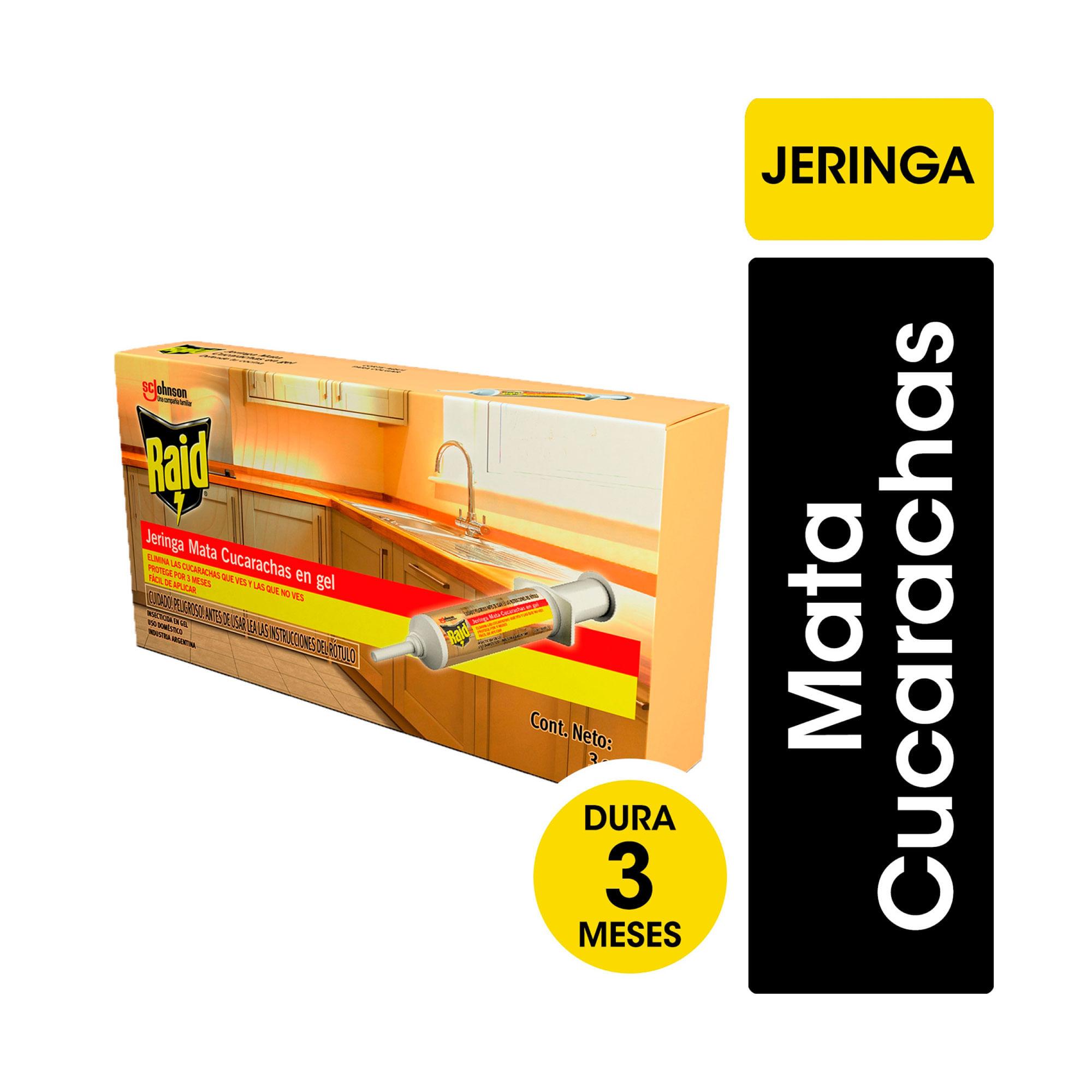 RAID MAX JERINGA MATA CUCARACHAS GEL x 3g