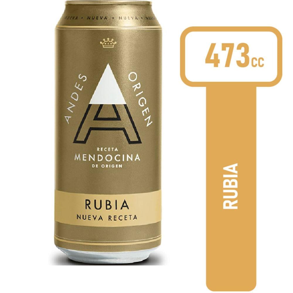 CERVEZA ANDES RUBIA 2.0 LATA x473ml
