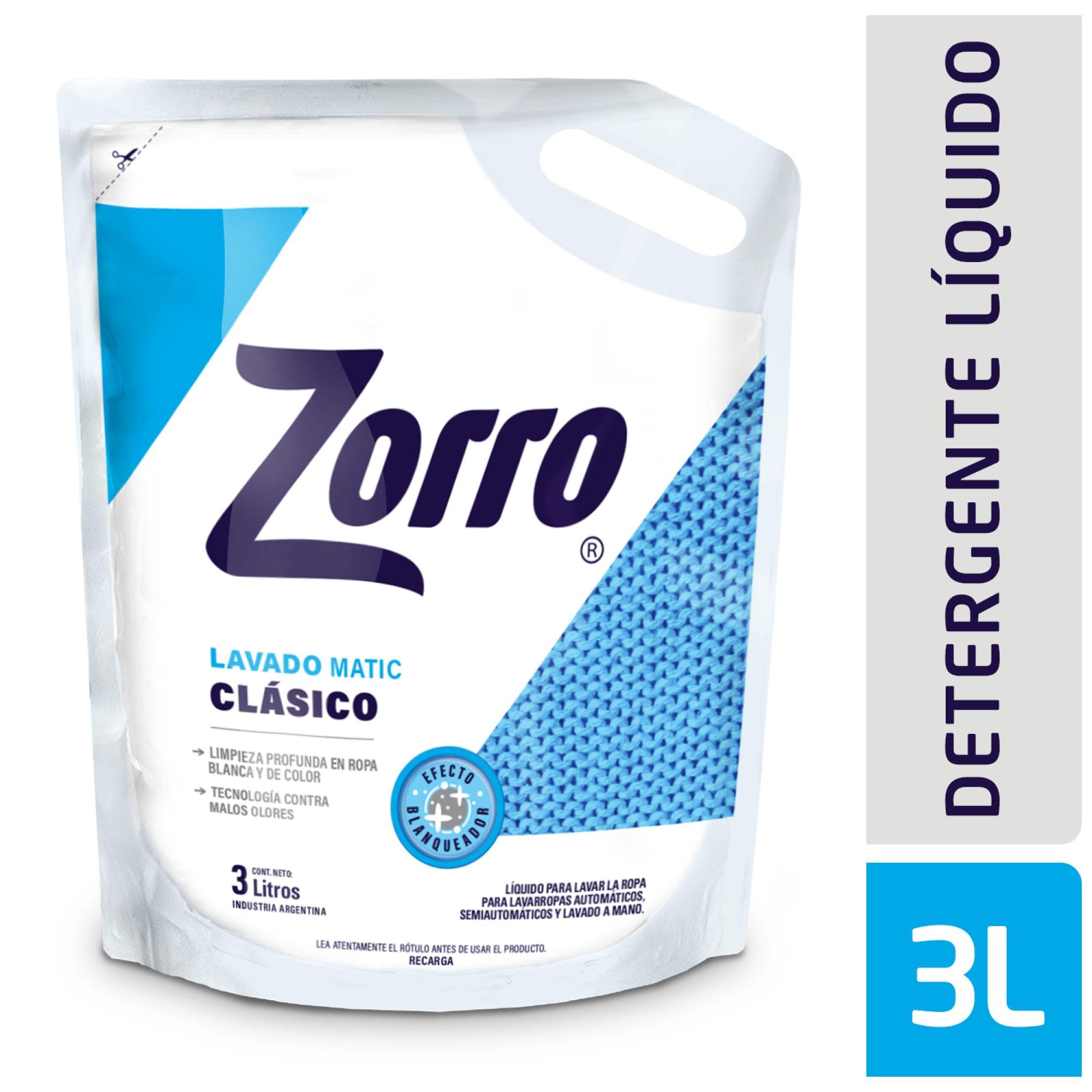 JABON LIQUIDO ZORRO PLUS X3L