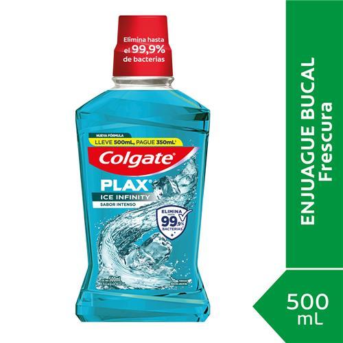 ENJUAGUE BUCAL COLGATE PLAX ICE INFINITY x 500 ml