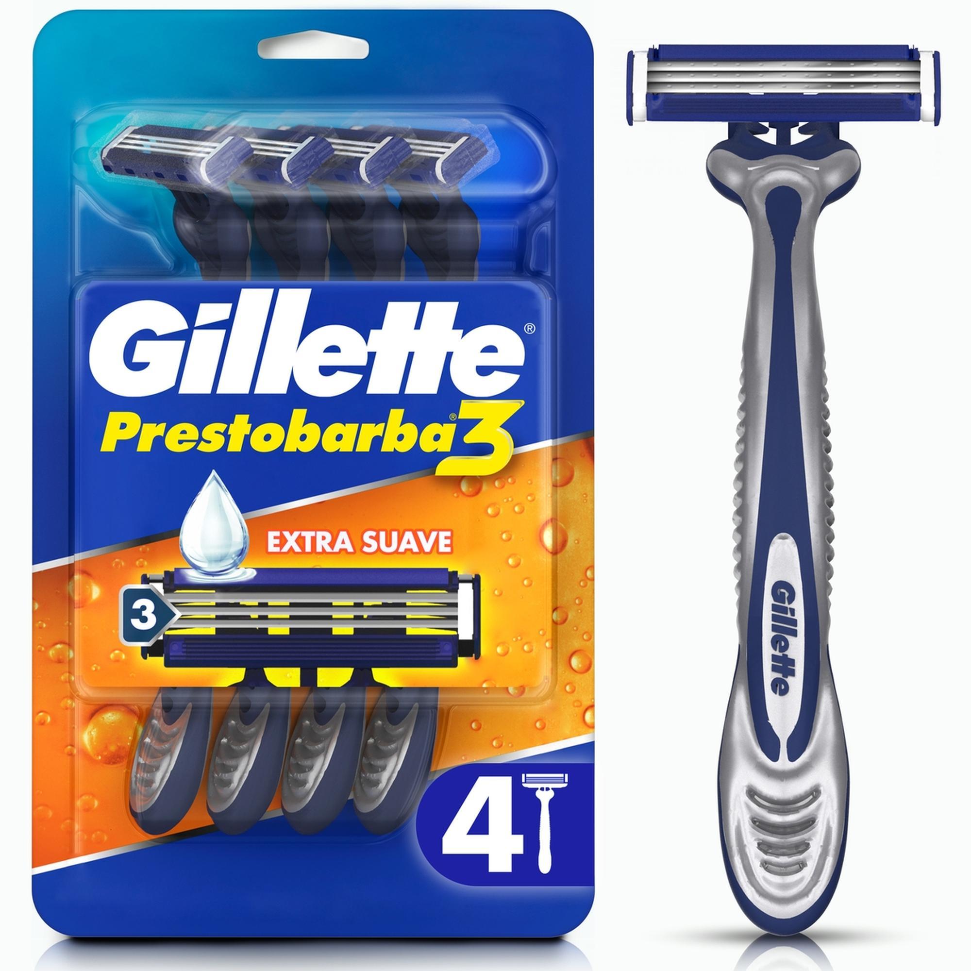 GILLETTE EXTRA SUAVE REGULAR BLISTER X4U