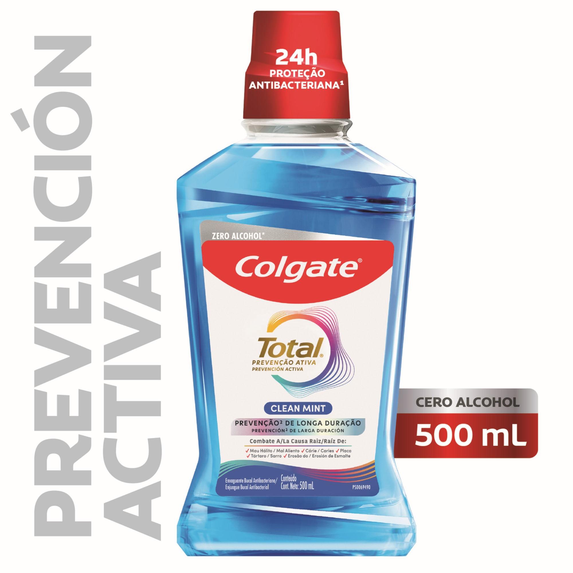 ENJUAGUE BUCAL CLEAN MINT COLGATE x 500ml