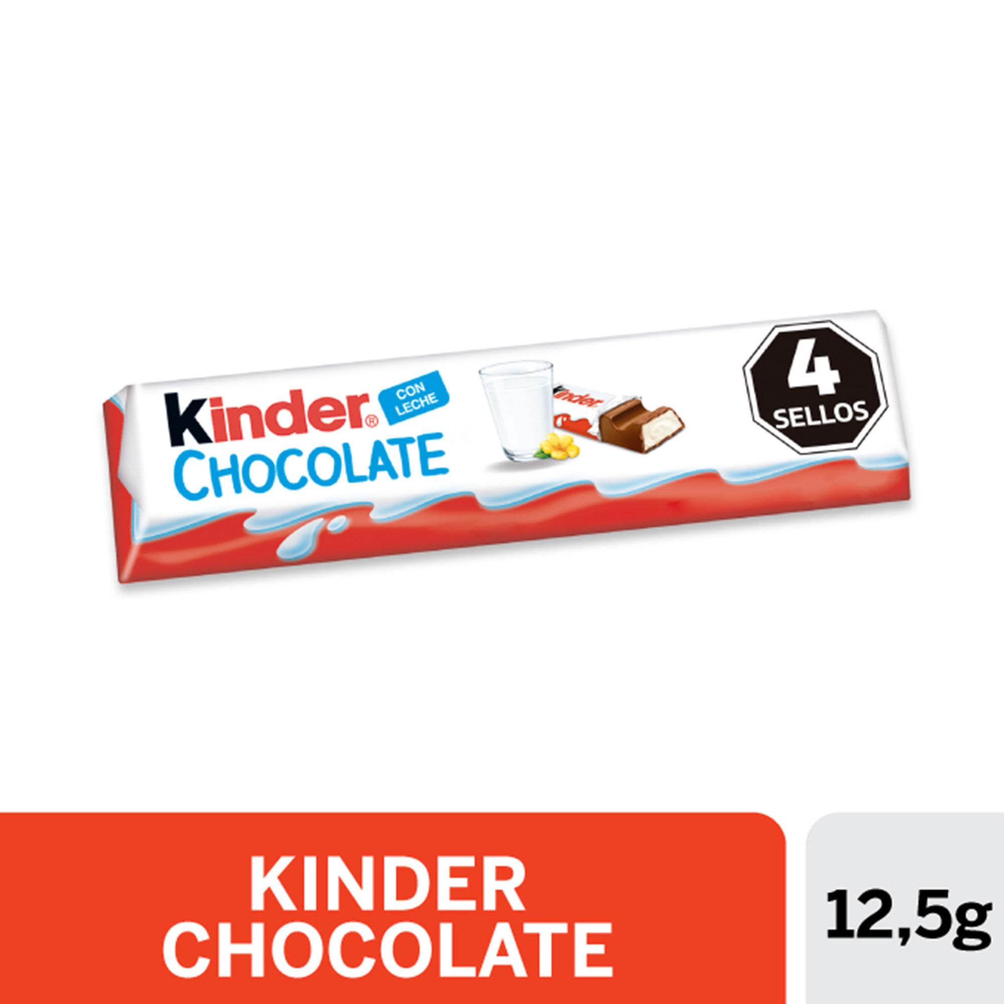 KINDER CHOCOLATE T1 BARRA x 12.5g