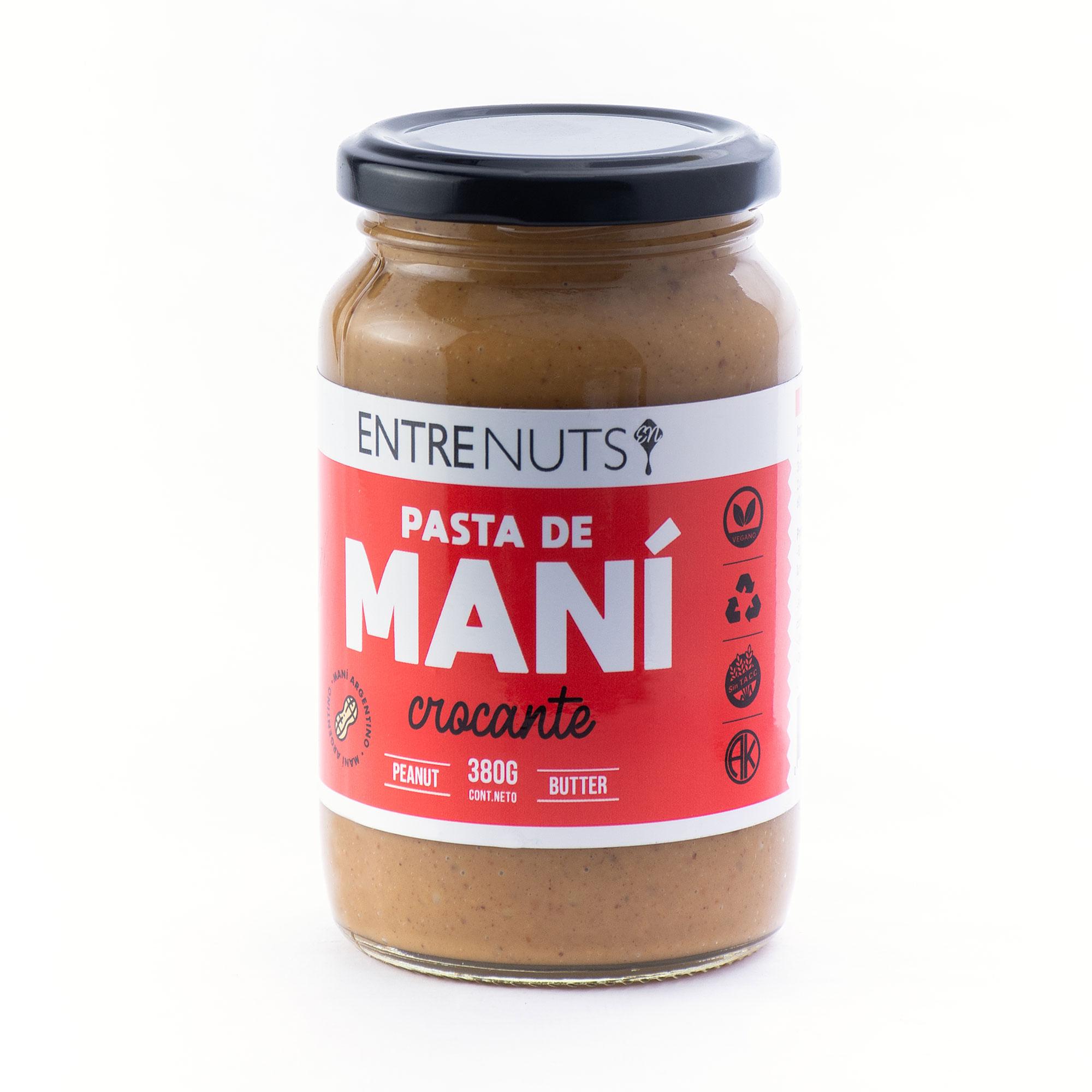 PASTA DE MANI CROCANTE ENTRE NUTS x 370g