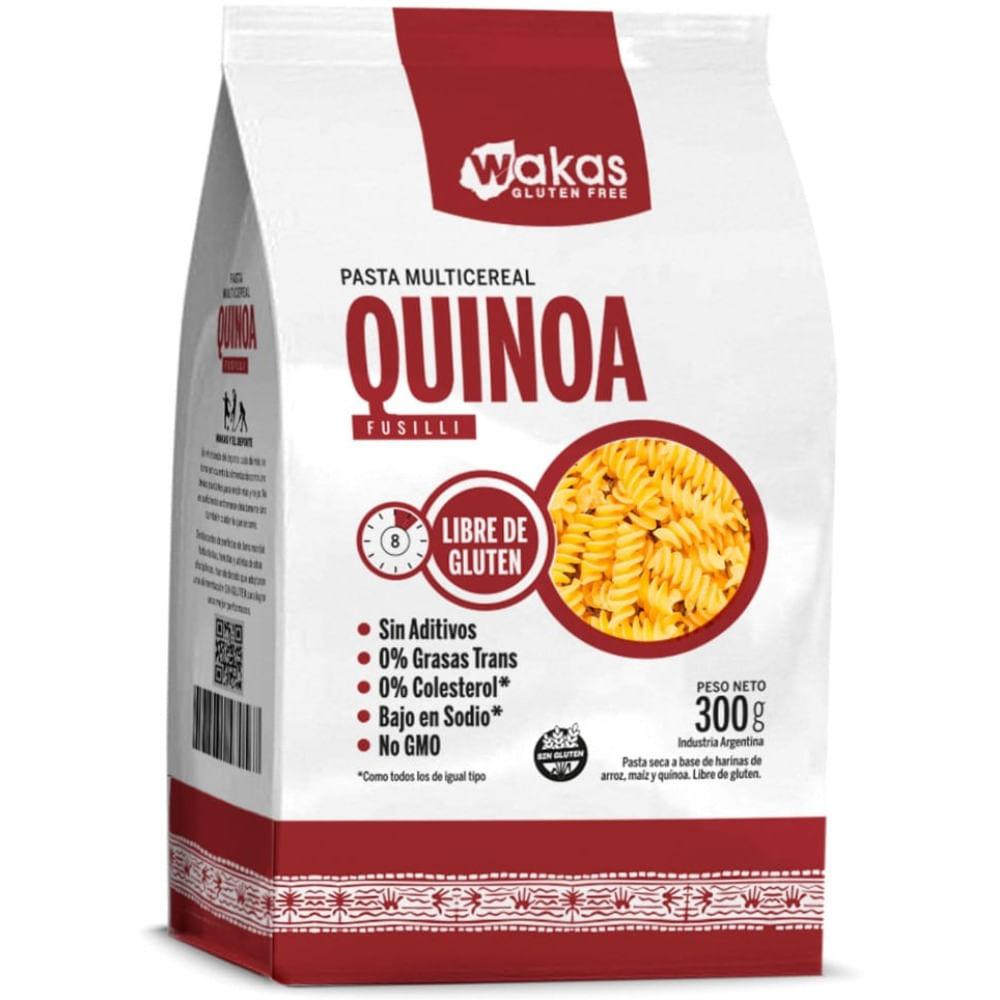 FIDEOS QUINOA LIBRE DE GLUTEN WAKAS  X300
