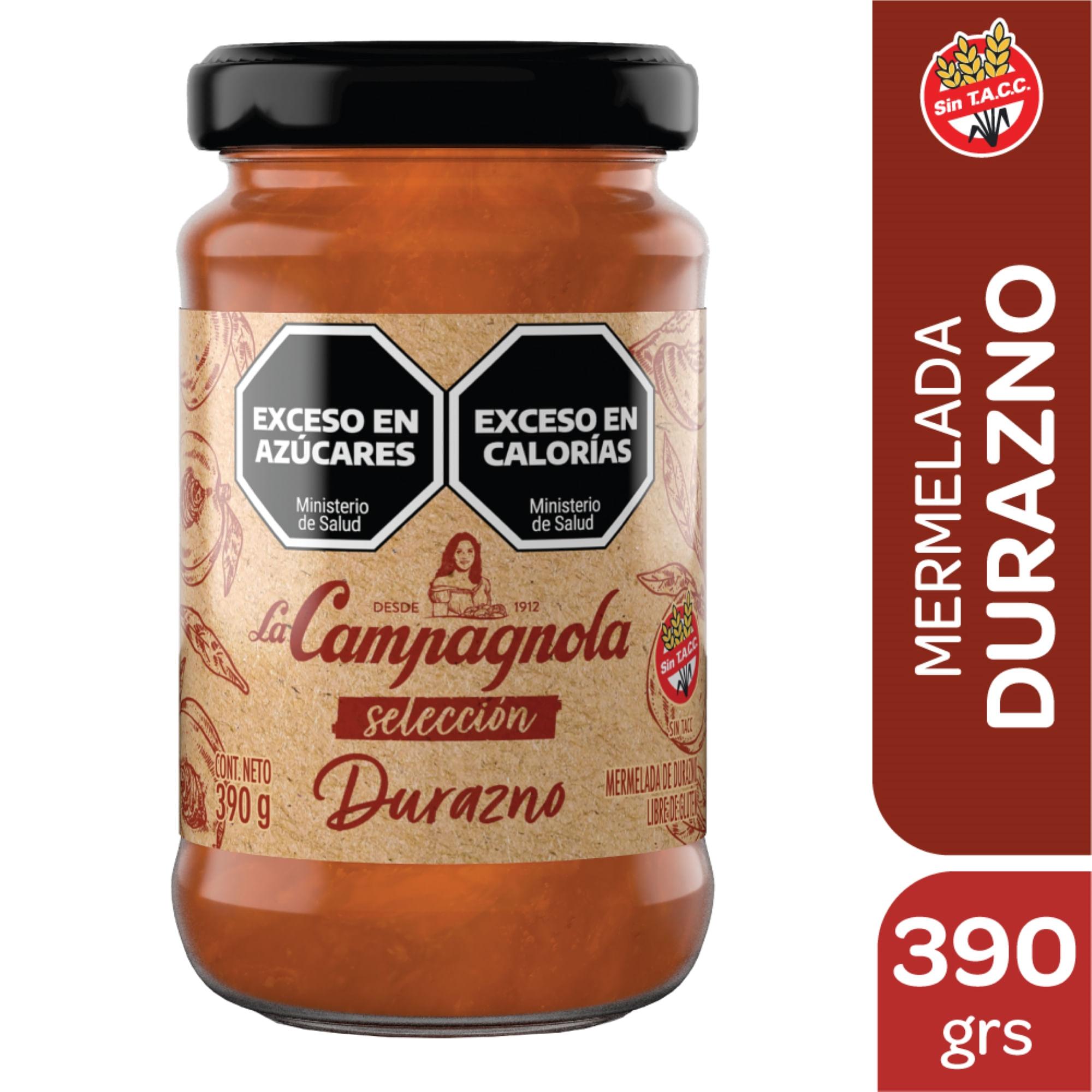 MERMELADA DURAZNO LA CAMPAGNOLA SELECC x 390g