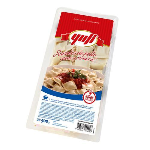 RAVIOLES YULI  POLLO CAR.Y VERDURA x 1kg
