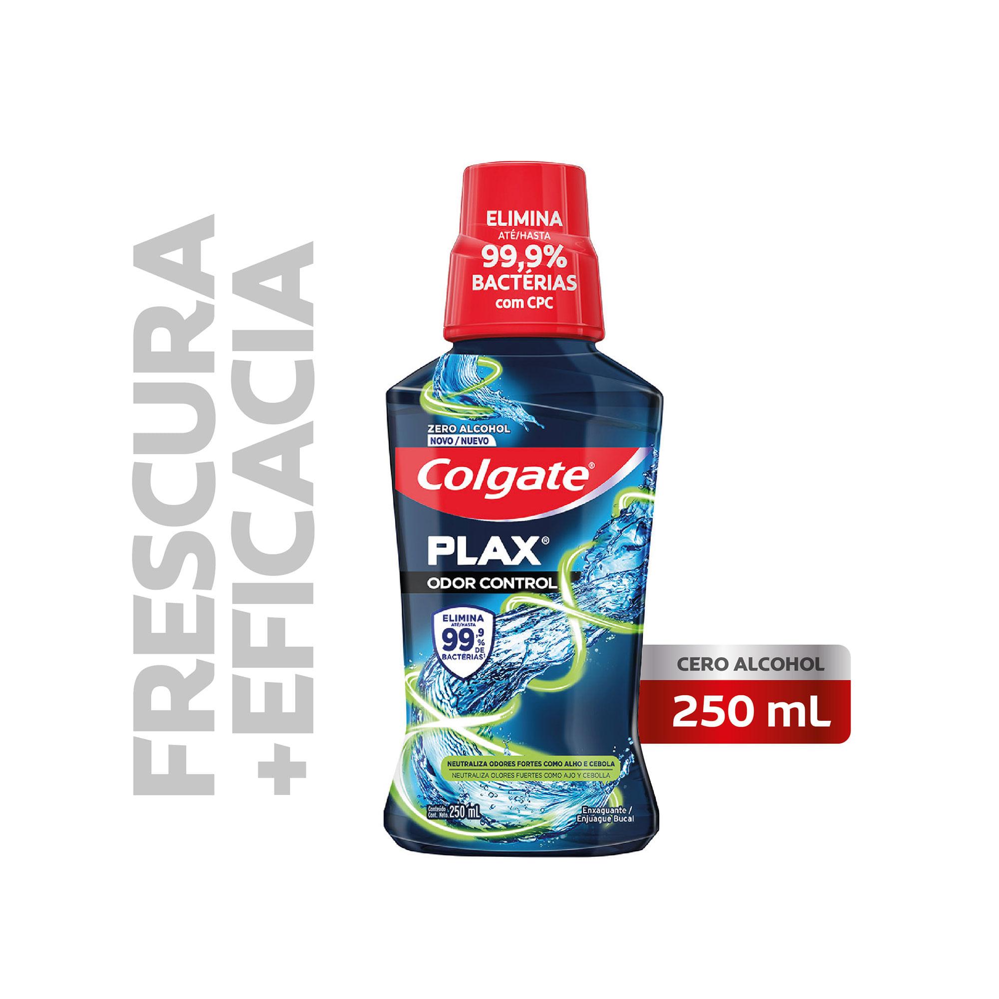 ENJUAGUE BUCAL COLGATE PLAX ODOR CONTROL X 250ml