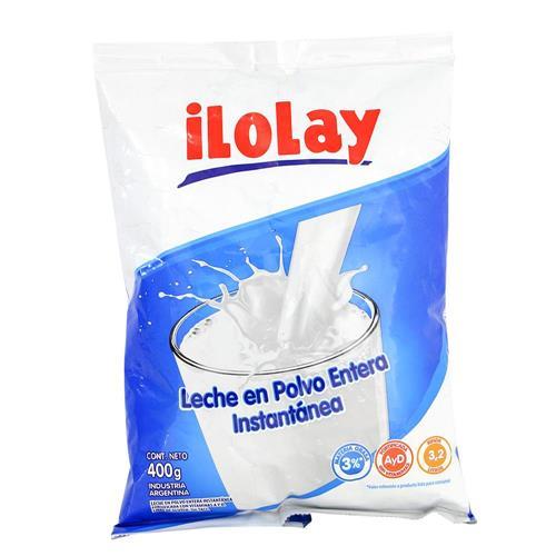 LECHE POLVO ENTERA  ILOLAY x 400g