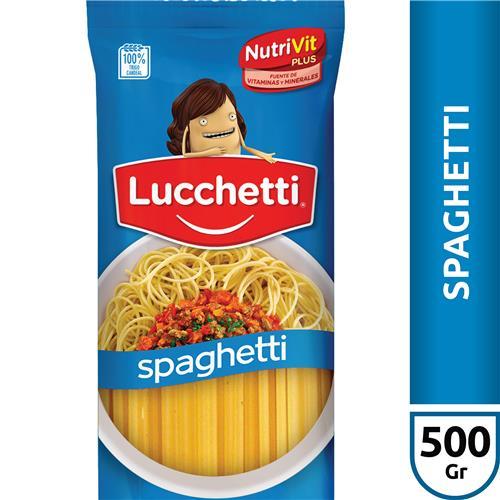 FIDEOS SPAGHETTI  LUCCHETTI x500grs