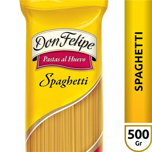 FIDEOS SPAGUETTI  DON FELIPE x 500 g