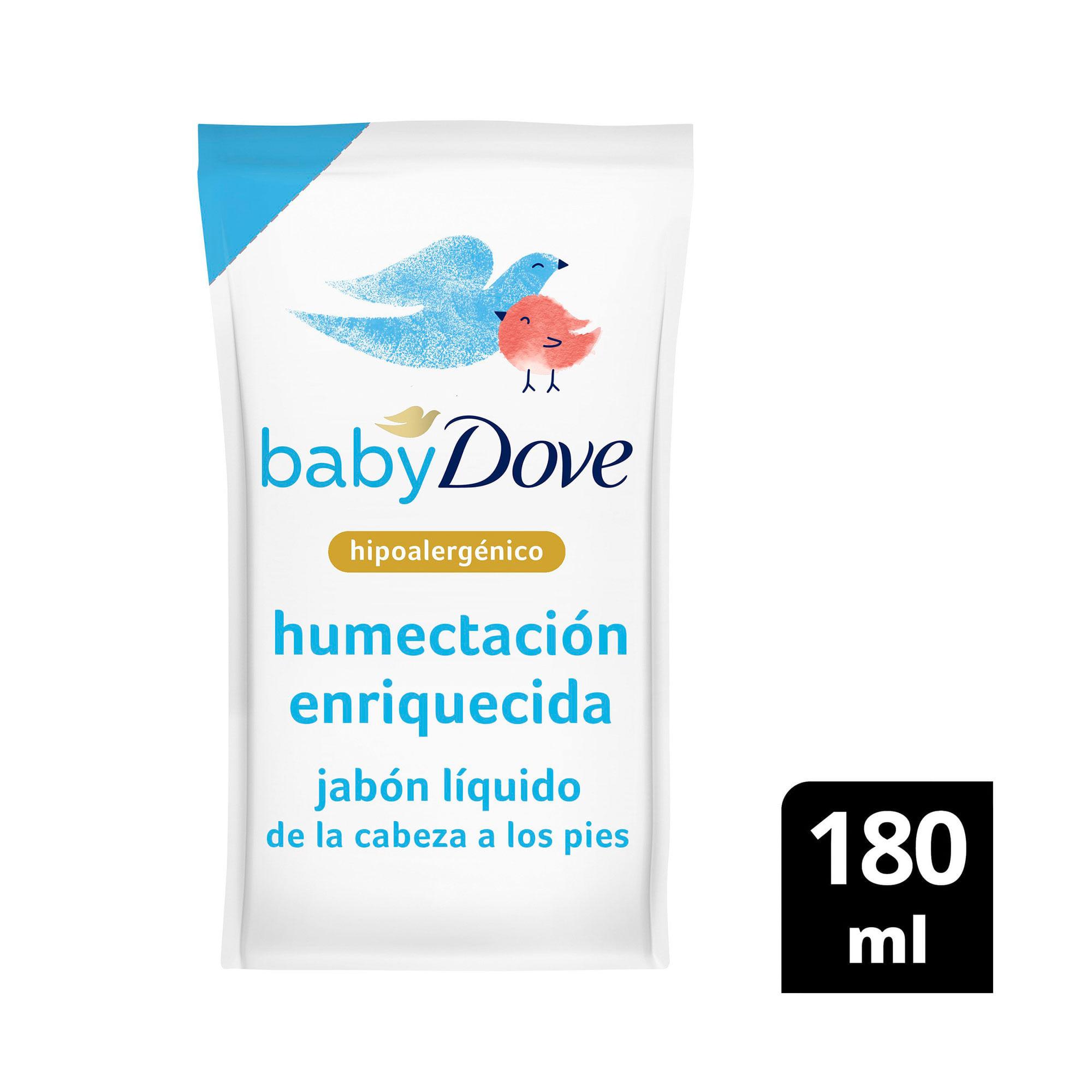 JABON LIQ CORP BABY HUM ENR DOVE x 180 ml