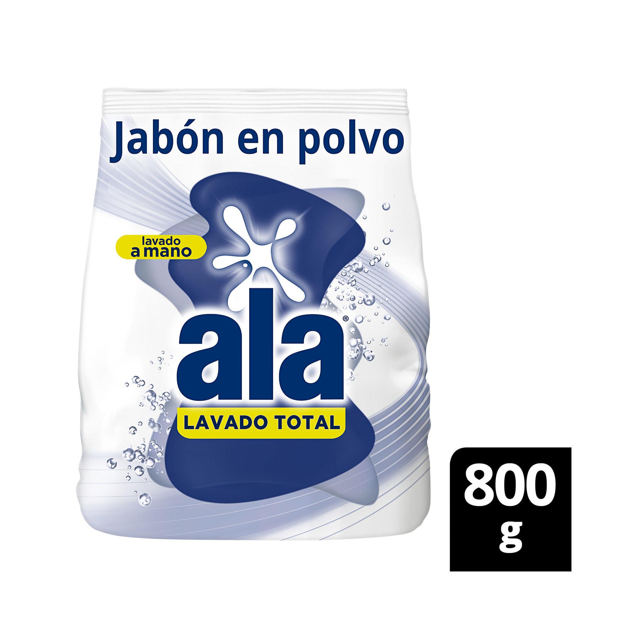 JABON POLVO ECO LAVADO A MANO ALA x800grs