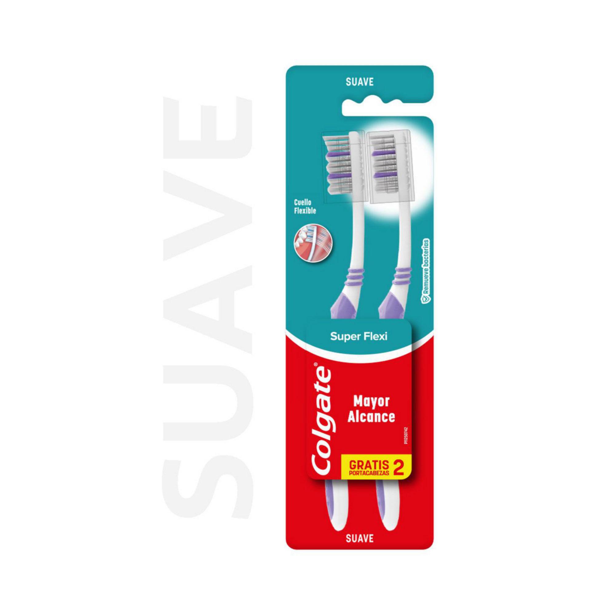 CEPILLO SUPER FLEXI COLGATE SUAVE x 2U