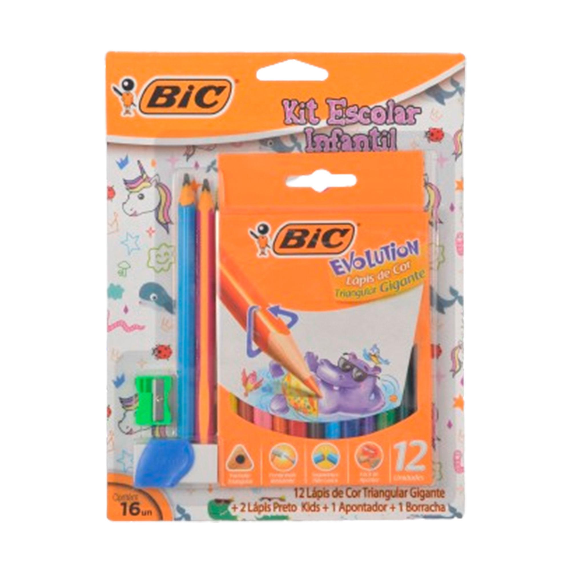KIT ESCOLAR INFANTIL BIC JUMBO x 16u