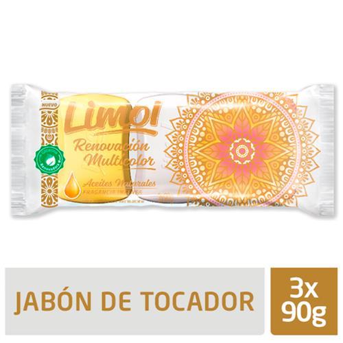 JABON LIMOL MULTIVARIEDAD GLICERINA  3x90g