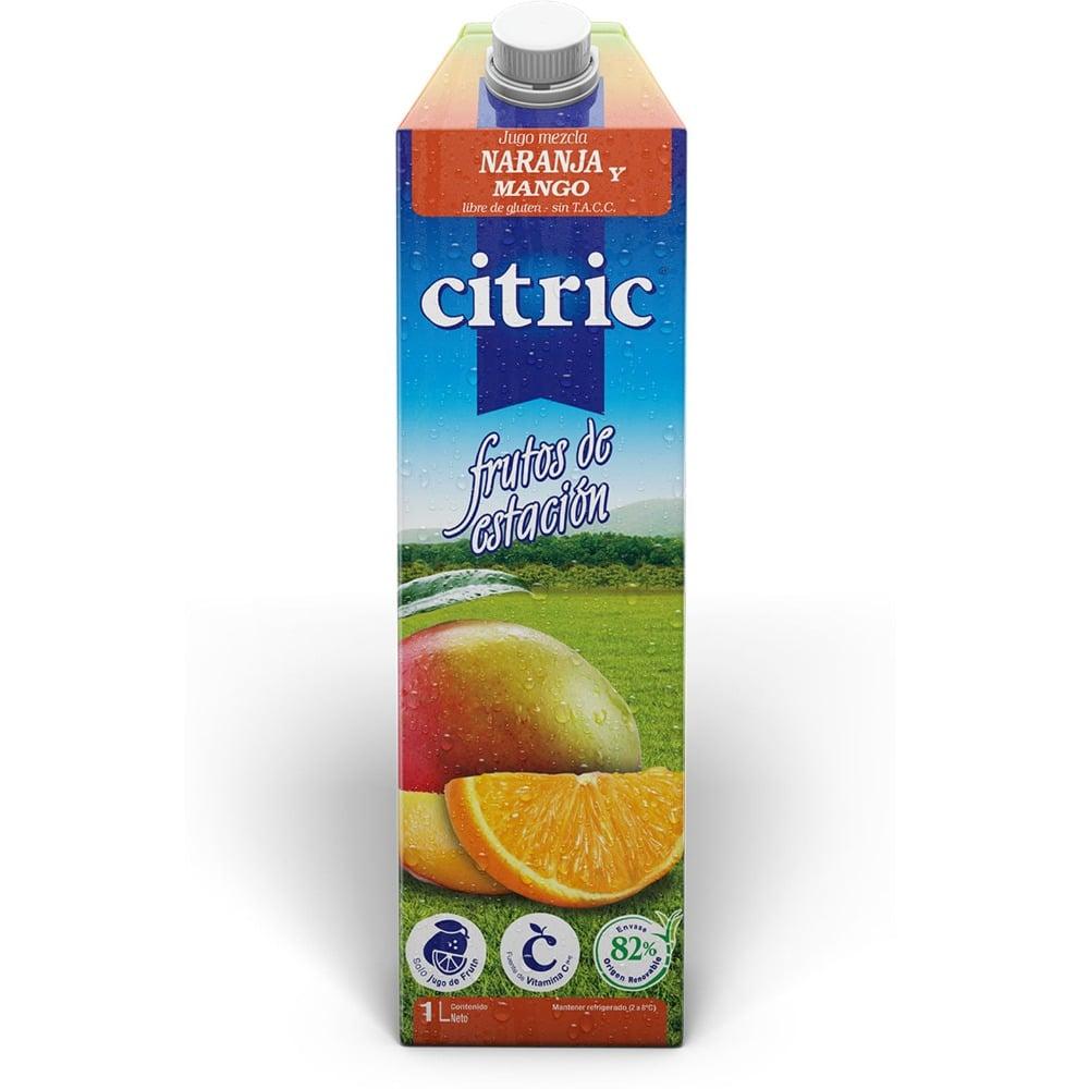 JUGO CITRIC NARANJA Y MANGO x 1L