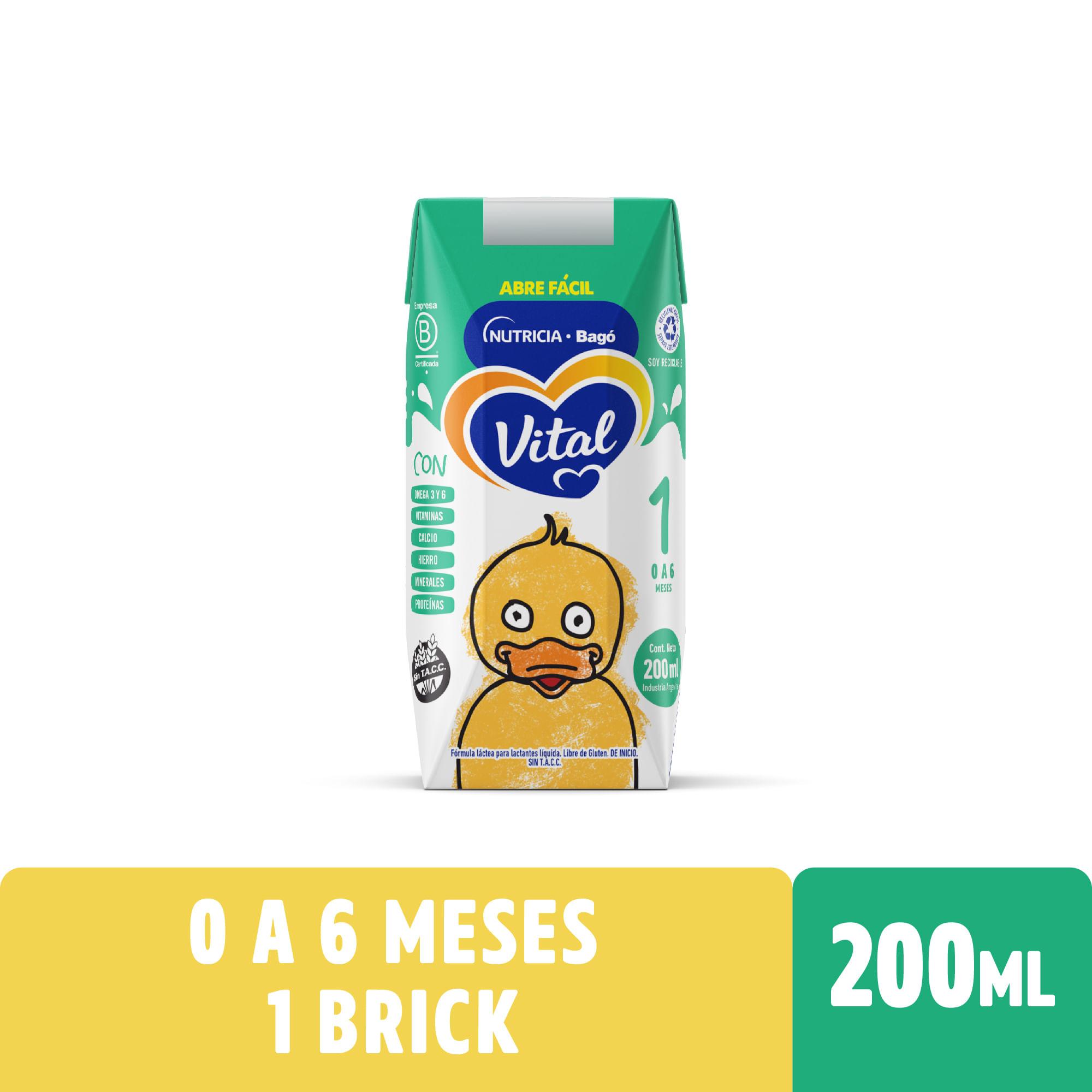 LECHE VITAL 1 BRICK X 200ML