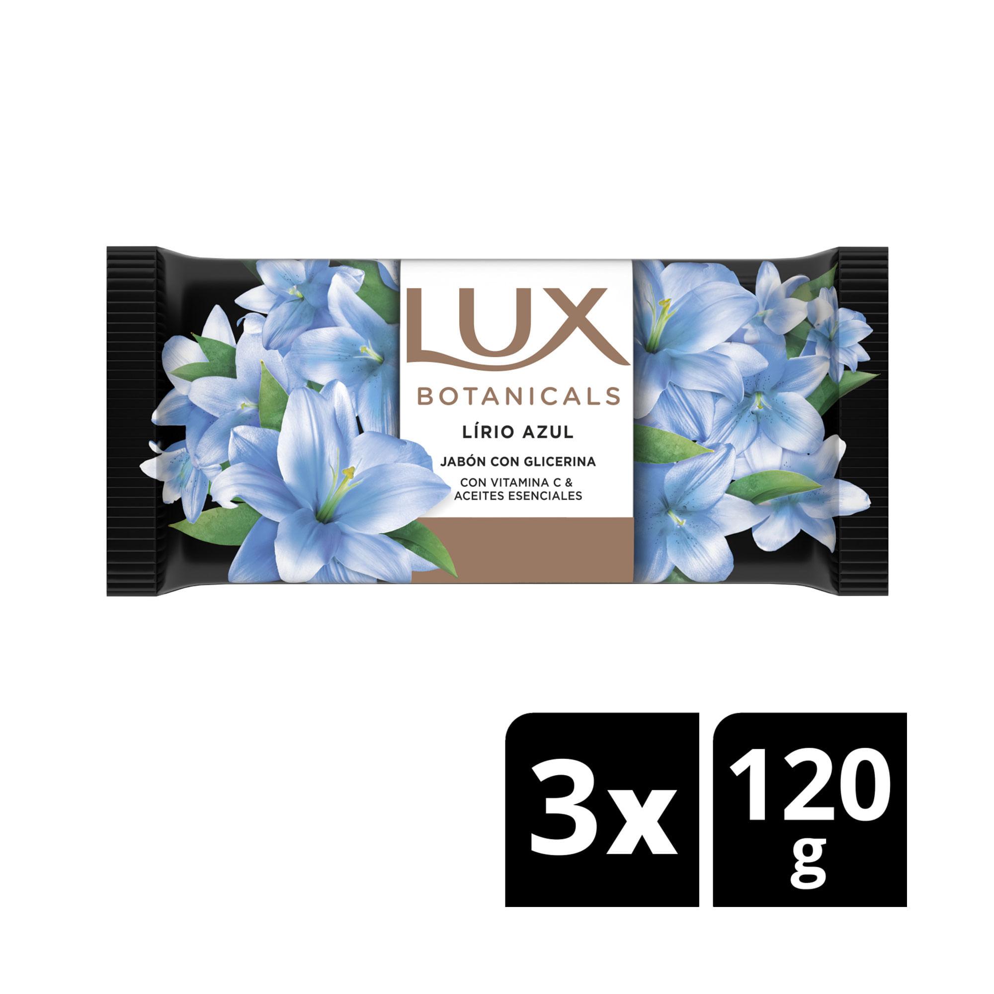 JABON TOCADOR LIRIO AZUL LUX 3 x 120g