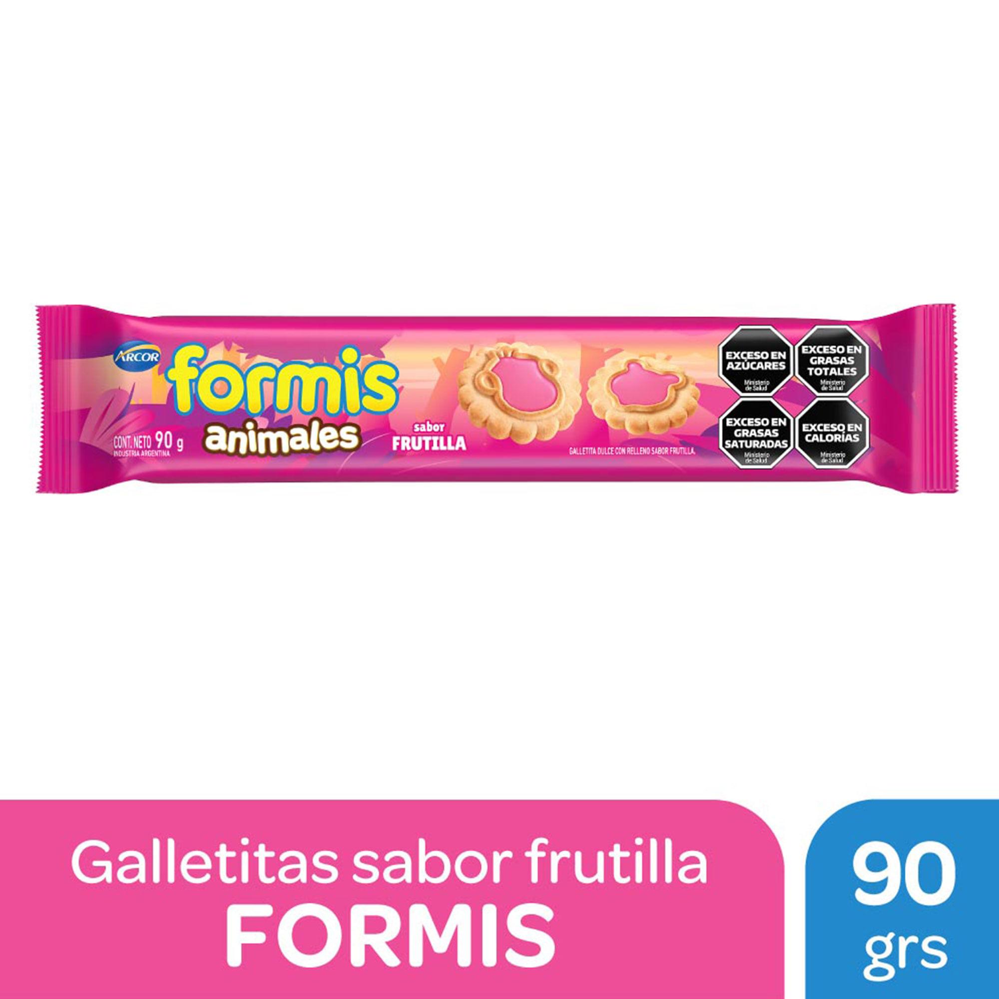 GALLETITAS FORMIS VAIN-FRUTILLA X 90GRS
