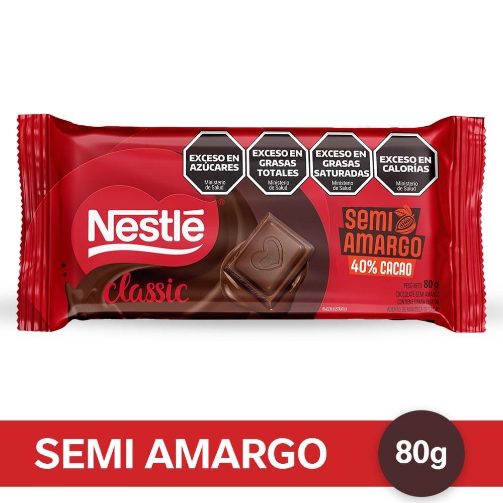 CHOCOLATE NESTLE CLASSIC MEIO AMARGOX80G