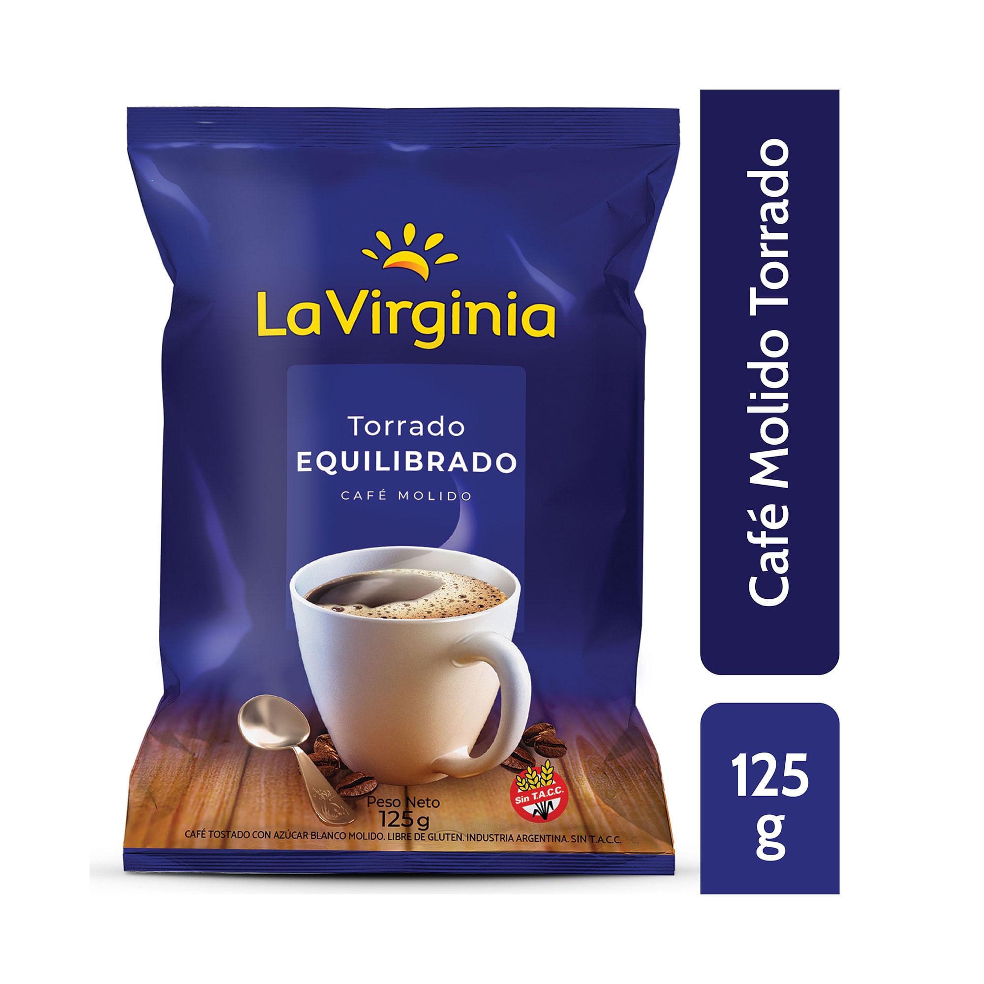 CAFE MOLIDO TORRADO EQUILIBRADO LA VIRGINIA x 125g