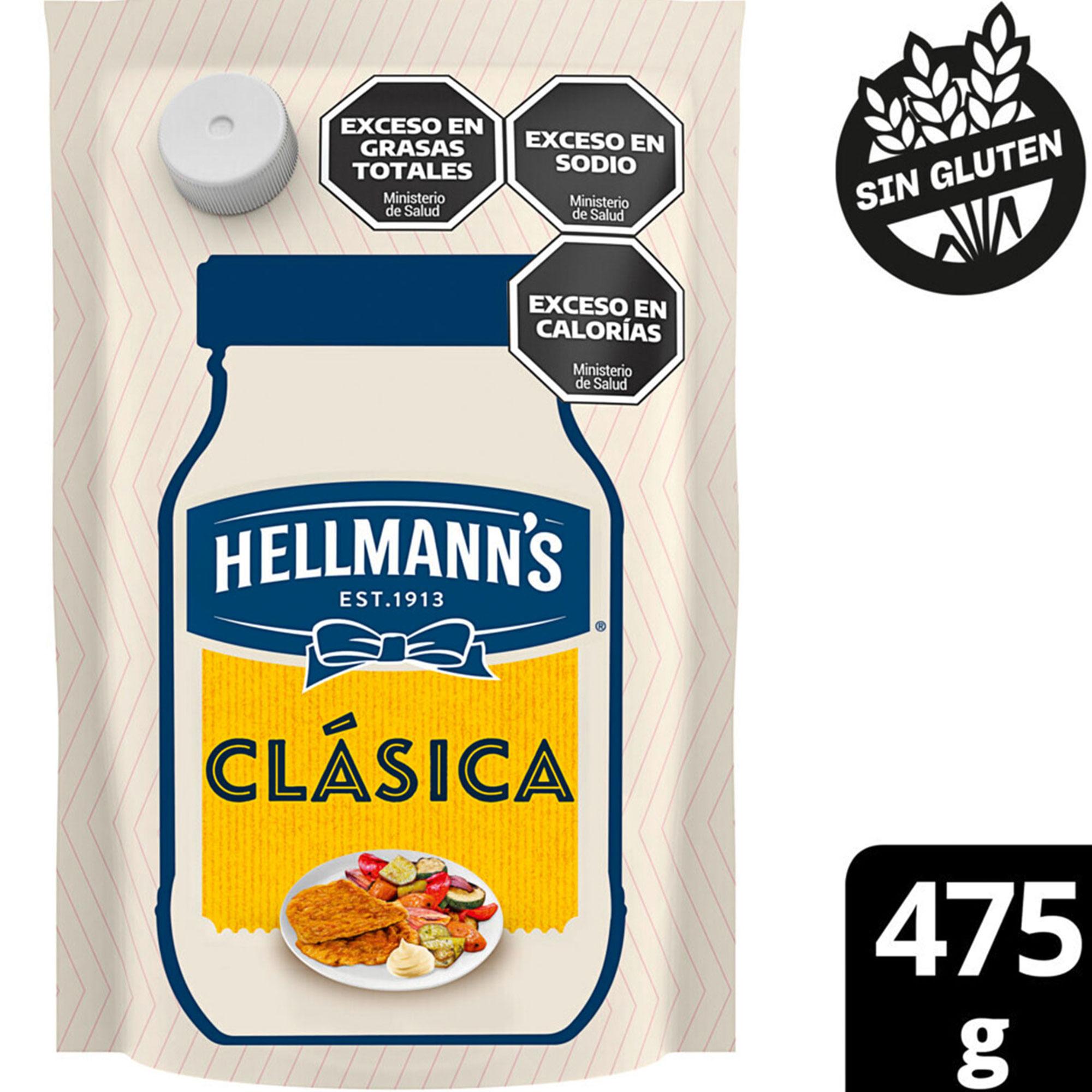 MAYONESA CLASICA HELLMANNS x 475 grs