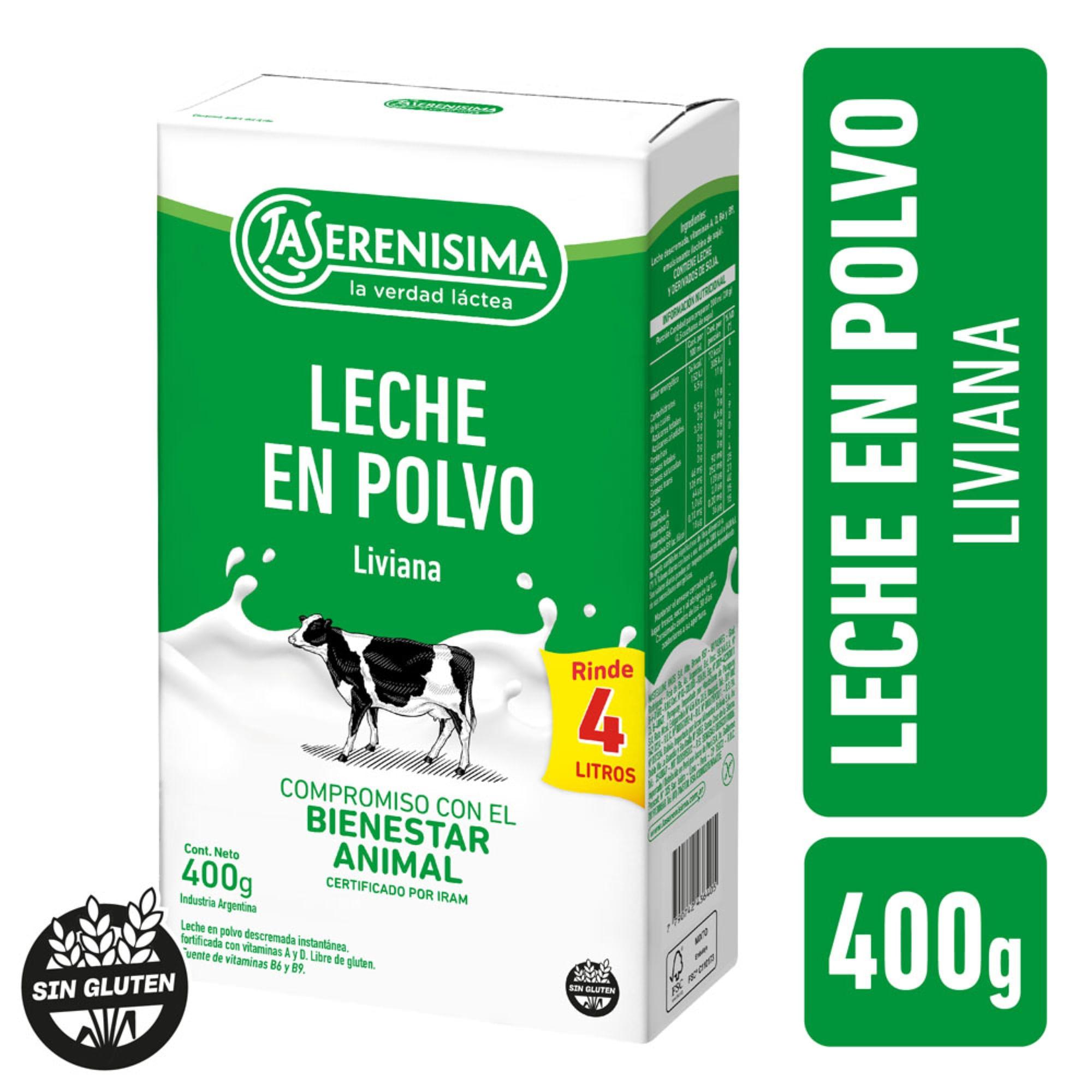LECHE LA SERENISIMA DESC POLVO FORT CAJA x 400g