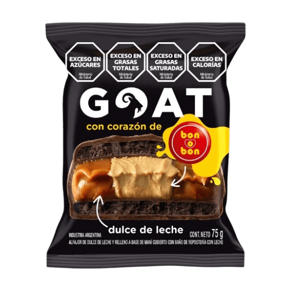 ALFAJOR GOAT NEGRO BON O BON 75gr