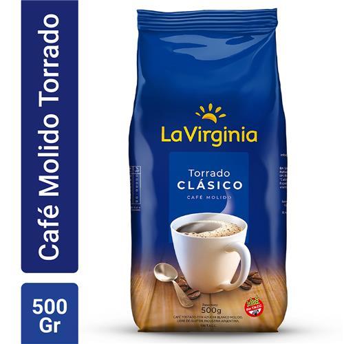 CAFE MOLIDO TORRADO CLAS LA VIRGINIA x 500g
