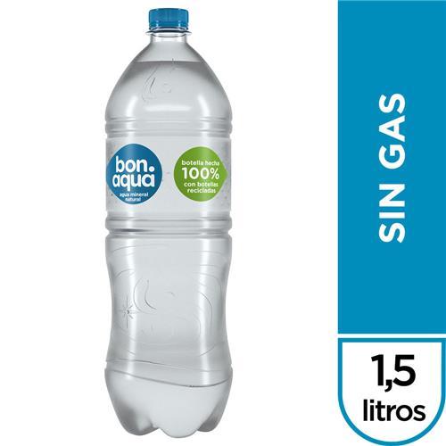 AGUA MINERAL BONAQUA  S/GAS x 1.5 L