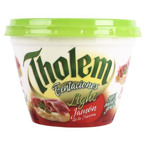 QUESO UNTABLE THOLEM LIGHT JAMON SERRANO x 190 g