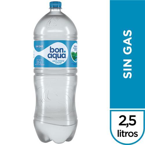 AGUA MINERAL BONAQUA S/GAS  x 2.5 L
