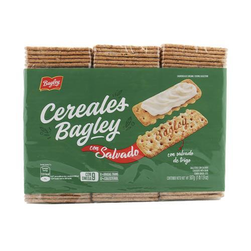 GALLETITAS CEREALES BAGLEY SALVADO 3x169g