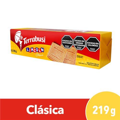 GALLETITAS LINCOLN CLASICA x 219g