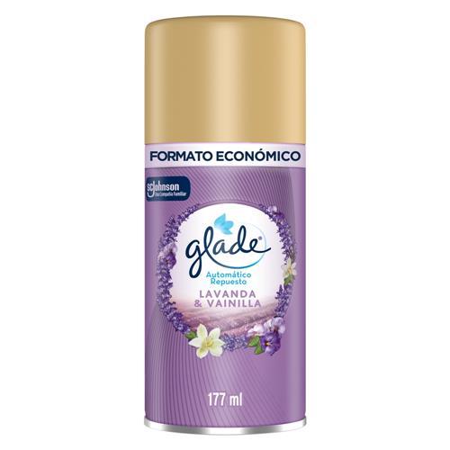 GLADE AUTOMATICO LAVANDA Y VAINILLA RTO x 170ml