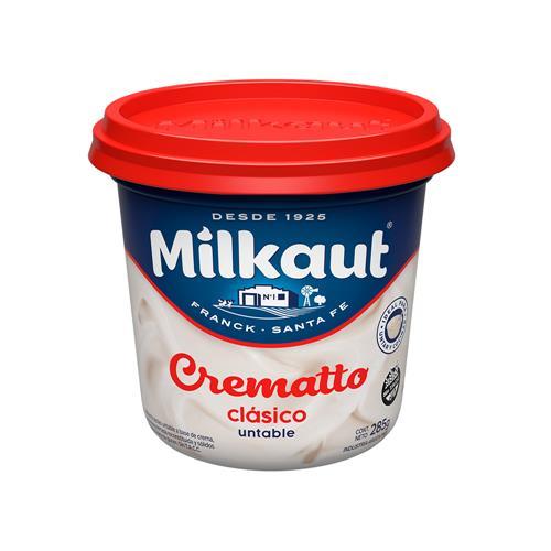 QUESO CREMATTO CLASICO MILKAUT x 285g