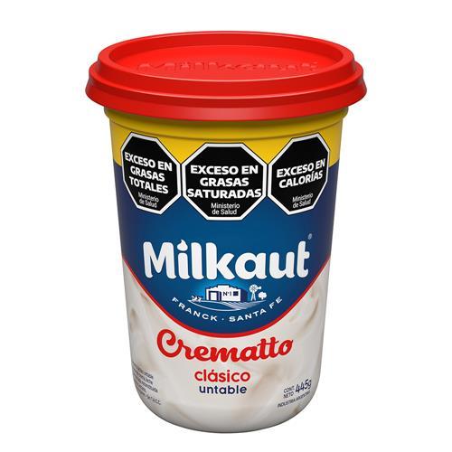 QUESO CREMATTO CLASICO MILKAUT x 445g