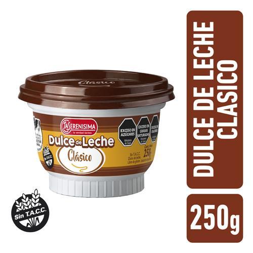 DULCE DE LECHE CLASICO LA SERENISIMA x250grs