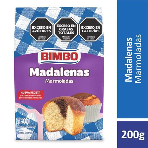 MADALENAS MARMOLADAS BIMBO x 200g