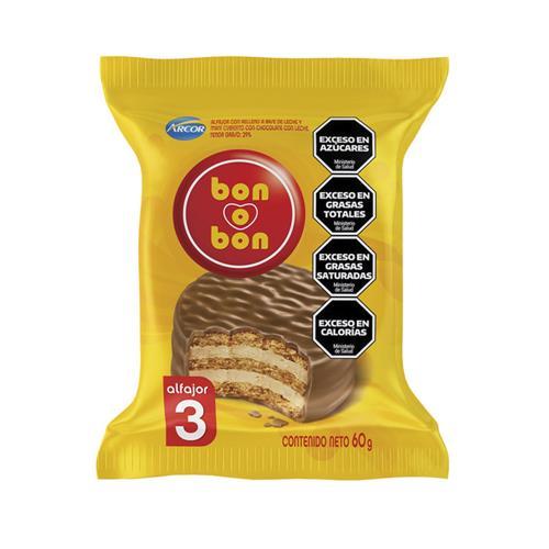 ALFAJOR HELADO BON O BON X62GRS