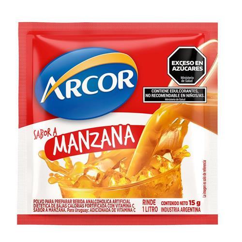 JUGO EN POLVO MANZANA ARCOR x  15g