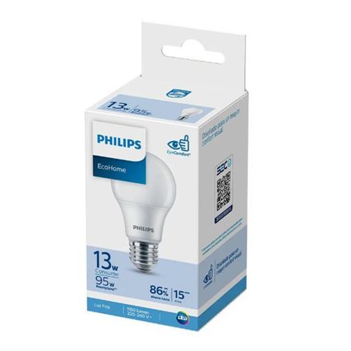 LAMPARA LED BULBO 13W/95W LUZ FRIA PHILIPS