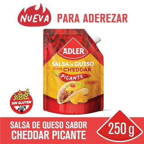 SALSA SAB.QUESO CHEDDAR PICANTE ADLER 250g