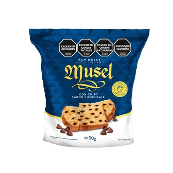 MINI PAN DULCE c/CHIPS MUSEL 90gr