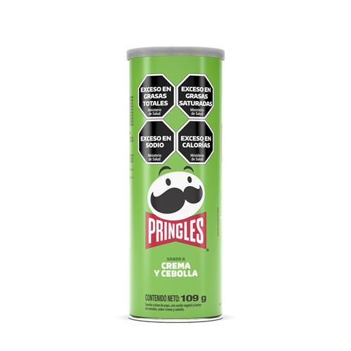 PAPAS PRINGLES CREMA Y CEBOLLA X109