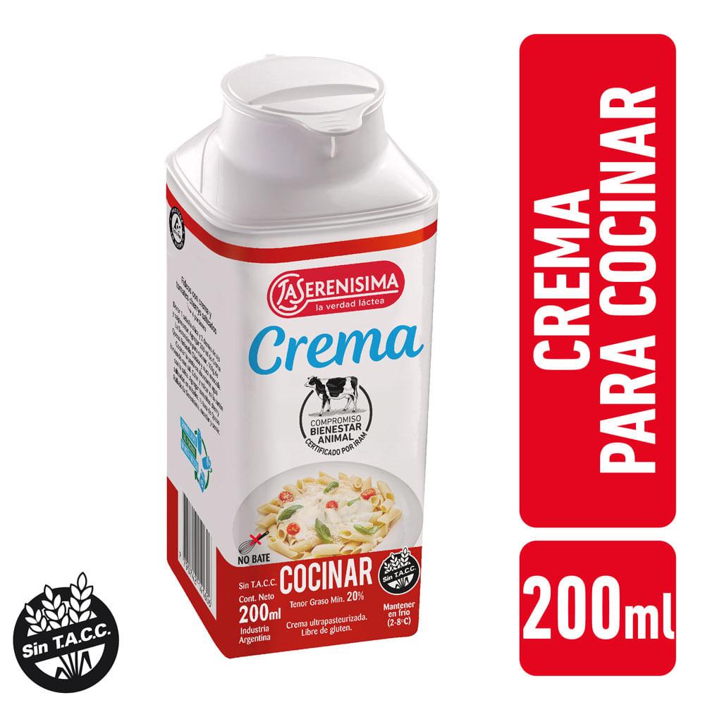 CREMA CULINARIA T.TOP LA SERENISIMA x 200cc