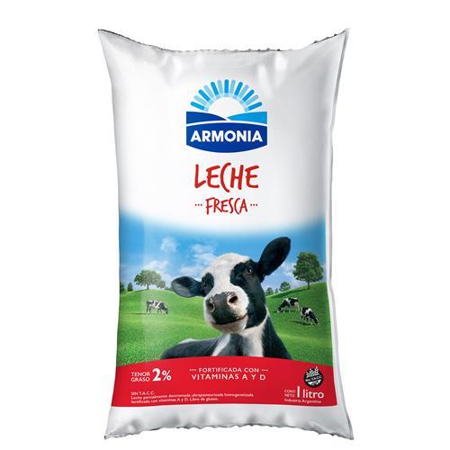 LECHE ENTERA 3% ARMONIA SACHET x 1 L