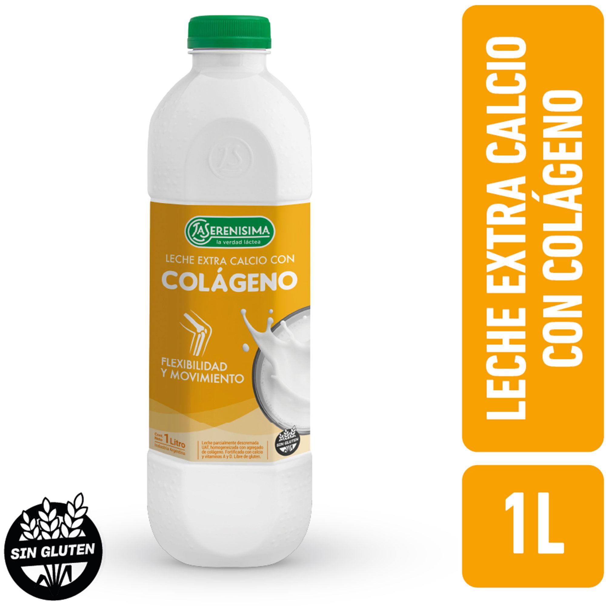 LECHE EXTRA CALCIO C/COLAGENO LA SERENISIMA 1lt