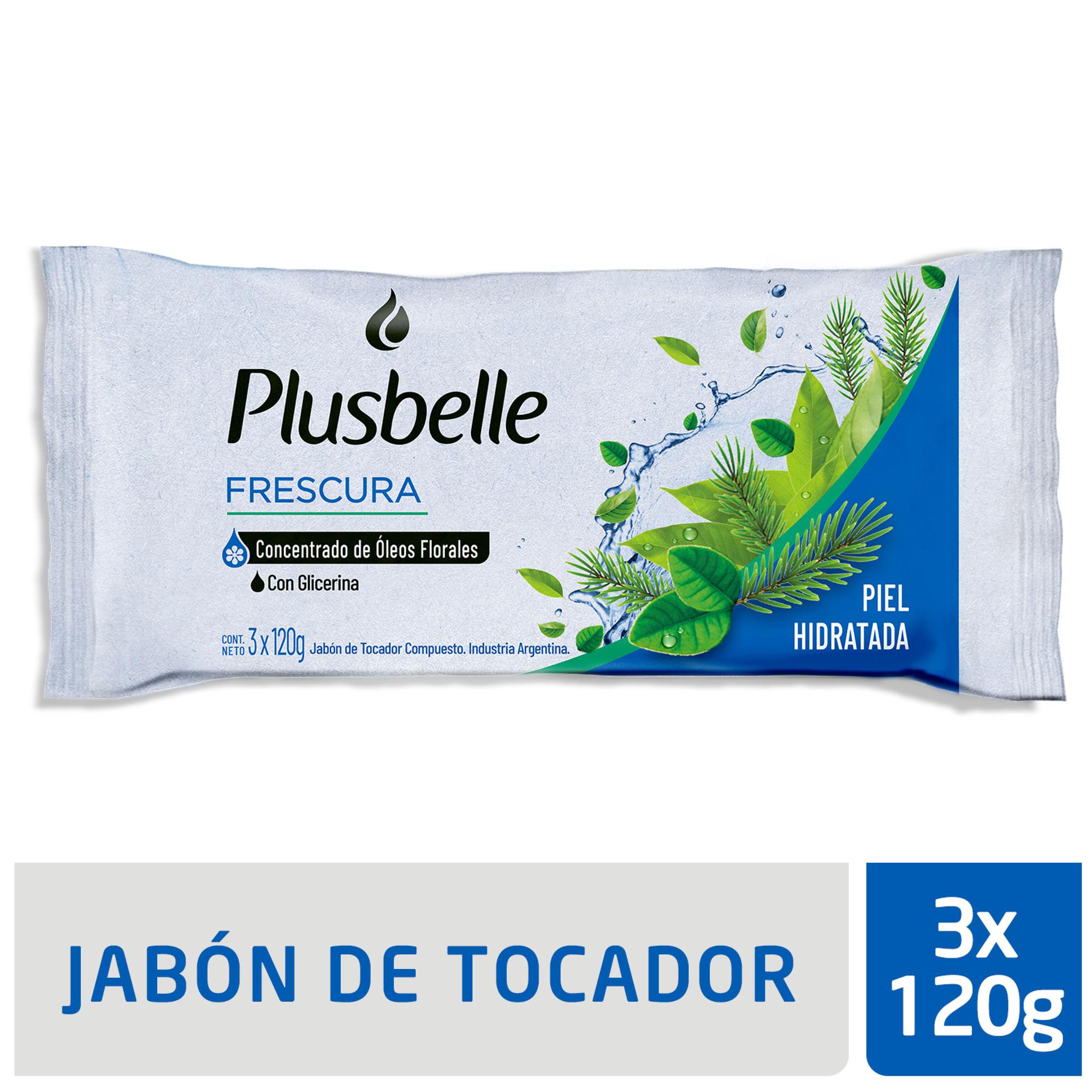 JABON TOC FRESCURA PLUSBELLE 3 x120 g